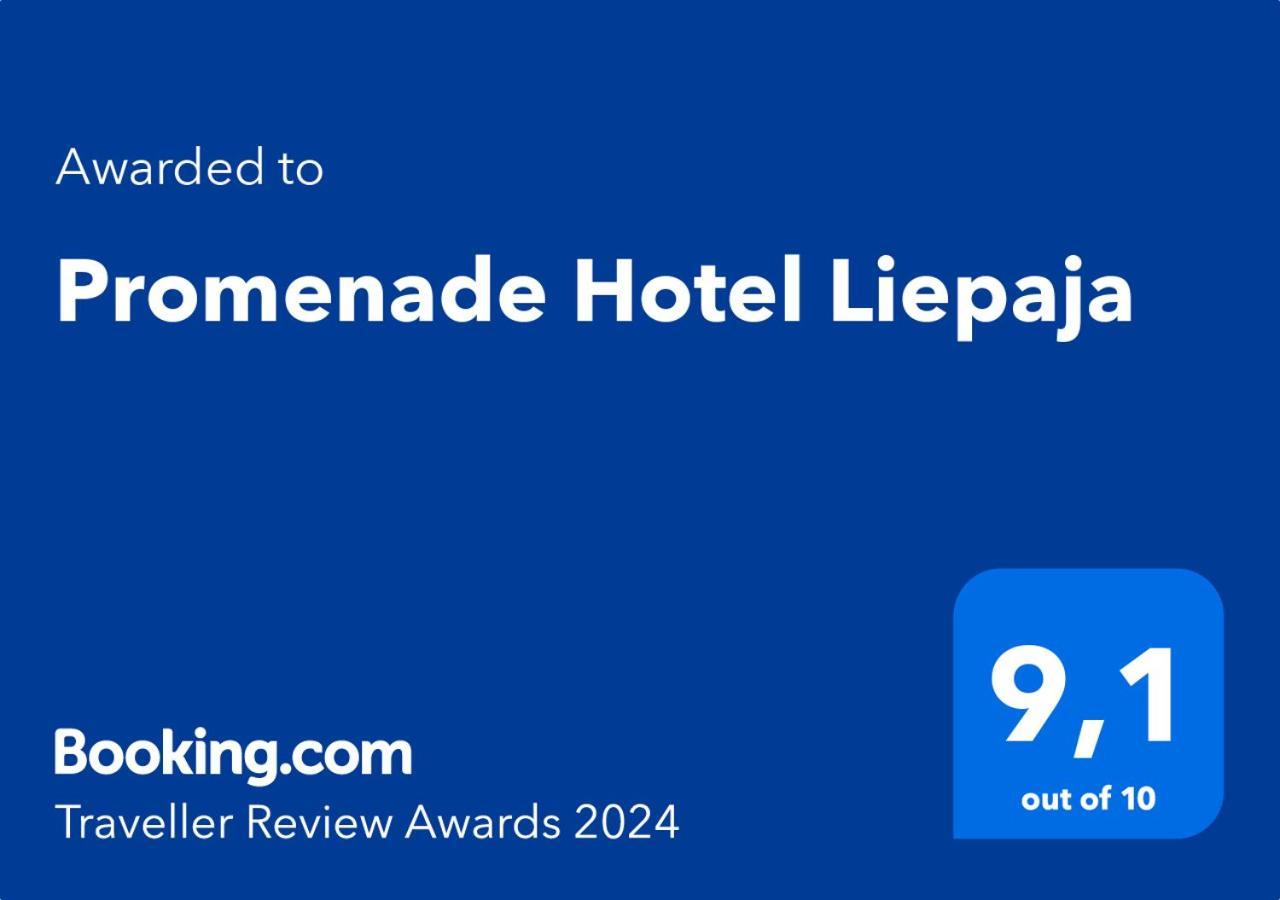 Promenade Hotel Liepāja Exterior foto Booking.com Traveller Review Awards 2024